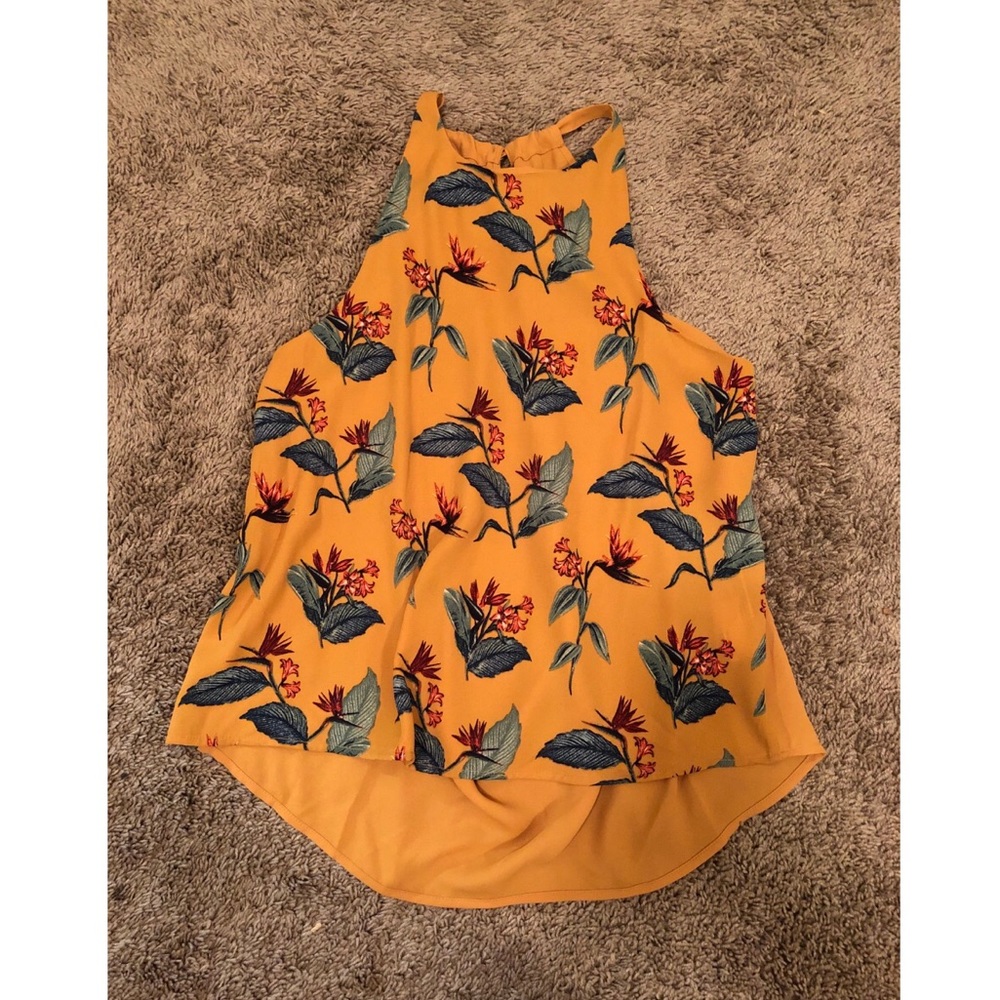 Chiffon flower top